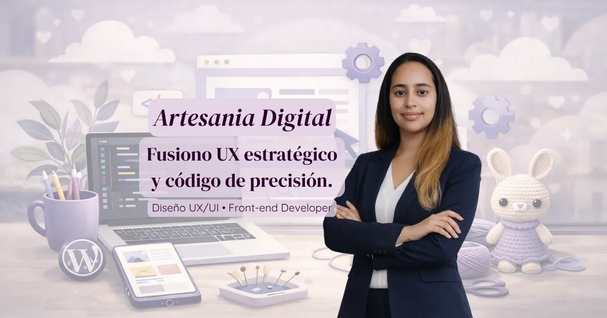Aleja González | Diseñadora UX/UI y Desarrollo Front-end en Chile